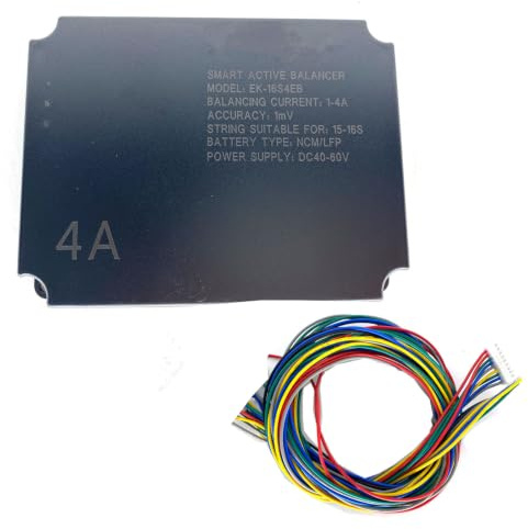 15S 16S 4A Active Equalizer 1mv Precision Li-on Lifepo4 LTO Lithium Battery Capacitor Balancer with Docking Adapter