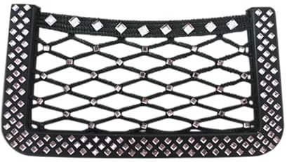 Autositznetz, dekoratives Auto-Netz, Aufbewahrungstasche, Auto-Zubehör-Organizer, Autositz-Seitennetz, Fahrzeug-Aufbewahrungslösungen, Auto-Netztasche, Handy- und Kartenhalter