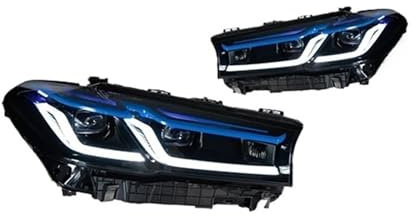 Scheinwerfer Front DRL Signal Autozubehör Autolichter für BMW für G30 -Scheinwerferprojektorobjektiv 2017-2021 für 5 für Serie 530I 525I Scheinwerfer