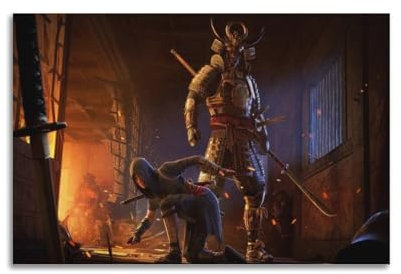 MUYAXCZEA Assassin's Creed Spiel-Poster, dekoratives Gemälde, Leinwand, Wandposter und Kunstdruck, moderne Familienschlafzimmer-Dekoration, Poster, 20 x 30 cm