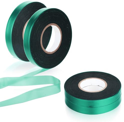 Abeillo 2 Stück Pflanzenband Grün, 1,2 cm x 90 m, Gartenbinder für Kletterpflanzen, Pflanzenbinder Pfropfband Gartenband für die Veredelung von Kletterpflanzen im Innen und Außenbereich