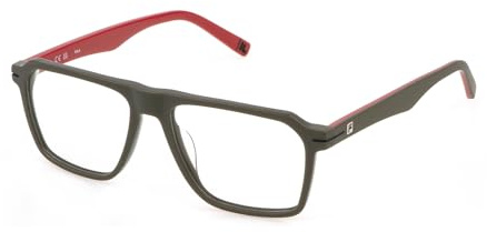 PLASTIC OPT FRAME Fila - MAT: Cellulose acetat_C: FULL MATT KAKI D: 150 x 17 / Schlechte Körperpflege und Gesundheit