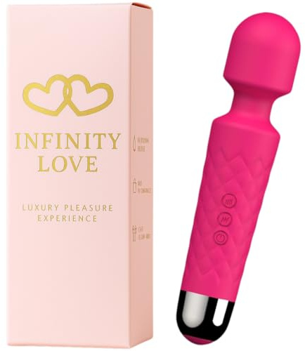 Wand Vibrator Powerful Personal Wand Massager for Women Clitoris Stimulation Adult Sex Toy for Men G Spot Stimulation Dildo Vibrator 20 Vibration Modes & 8 Speeds vibabrator for women for her Pleasure