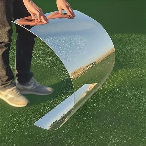 Poxvythb Hoja de plástico acrílico Transparente, Lámina de Policarbonato Flexible para Techos, para Toldos de Invernadero,Cocheras, Solarios y Cerramientos(1-25 Metros Opcional)