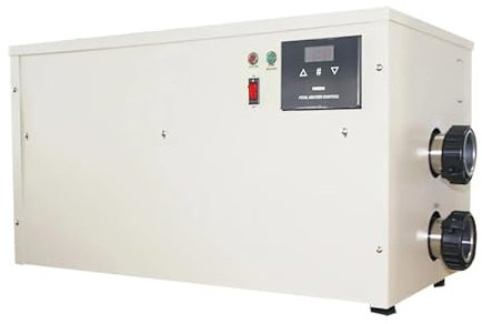 JCKJWL Pompe à Chaleur for Piscine 54 KW avec écran Tactile numérique, Chauffe-Eau électrique for piscines creusées et Hors Sol Chauffage Rapide et Efficace(Connector 48mm)