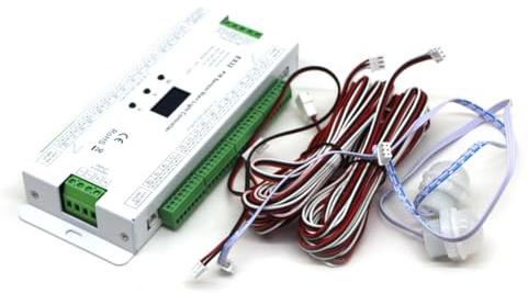 Buhdjfnke ES32 Regolatore per Scale Sensore PIR 32CH Singolo Colore 2CH RGB Pixel SPI LED Strip Dimmer Regolatore per Luci per Scale 5V-24V