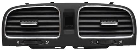 YAKISA pour VW pour Golf 6 MK6 Aérateurs De Climatisation Chromés Sortie D'aération De Climatisation Ventilation Ventilation Climatisation Avant(Middle)