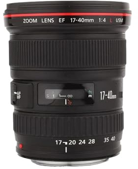 Compatibile con Canon, Obiettivo EF 17-40mm F4L USM | Ampia gamma di zoom, fotografia di paesaggi, riprese di viaggio, sistema di messa a fuoco USM, design compatto