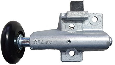 Hörmann Rollenhalter/Laufrolle (links) kugelgelagert für N80 Schwingtor mit Halter, Stopper und verschiebbarer Laufrolle