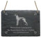 Schiefertafel « RHODESIAN RIDGEBACK » IHR TEXT + MOTIV - 22 x 16 cm - Schild mit Hund - Jagdhund Wachhund