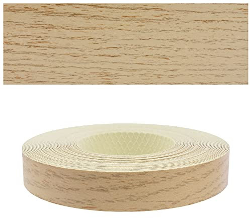 Mprofi MT® Kantenumleimer Eiche Sonoma | 22 mm x 20 m | Melamin Kantenband | Bügelkantenumleimer für Regale und Möbelplatten | Kantenumleimer mit Schmelzkleber – 1303/22/20