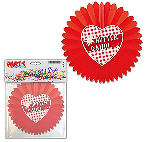 PARTY DISCOUNT ® Deko-Fächer Hütten Gaudi, ø 60 cm