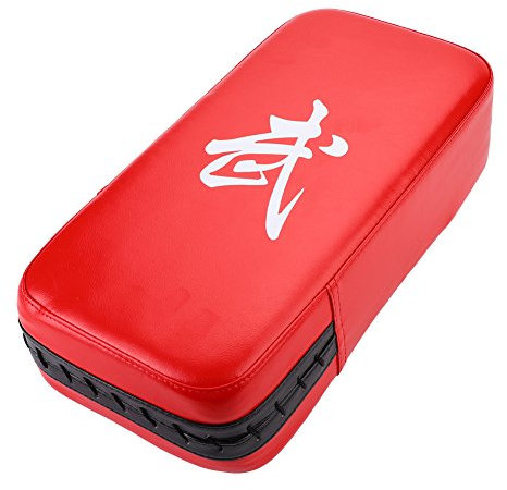Boxing Pads Schlag PU Leder Muay Thai MMA Kampfkunst Boxen Karate Taekwondo Ziel Boxsack Pad Shield Training(rot) Boxen