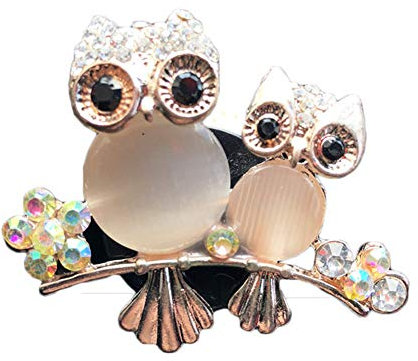 Csheng Auto Duftbaum Lufterfrischer Auto Lufterfrischer Für Auto Autozubehör Autozubehör Für Frauen Retro Strass Eule Luftauslass Parfüm Clip Auto Klimaanlage Luftauslass Aromatherapie