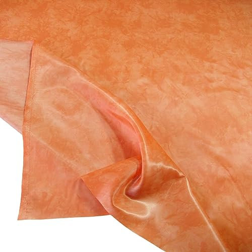 TOLKO 1m Satin Futterstoff Meterware mit Glanz Futter-Taft | Blickdicht knitterarm | universal Stoff Dekostoff Kleiderstoff Hochzeitsstoff Kostümstoff | Stoffe zum Nähen Meterware Dekorieren (Terra)