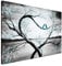 Estika Leinwand bilder - Im Mondlicht Türkis - 120x80 cm, 1 teilige kunstdruck - Wandbilder wohnzimmer, schlafzimmer, Moderne wanddeko, Bild auf leinwand - Natur bilder - 4194A_1B