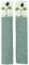 Pasotim 1 Pair of Cotton Refrigerator Door Handle Cover Practical Double Door Fridge Protector Kitchen Tools Green