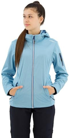 CMP Damen Light Melange Softshell Jacke, cielo mel., 42