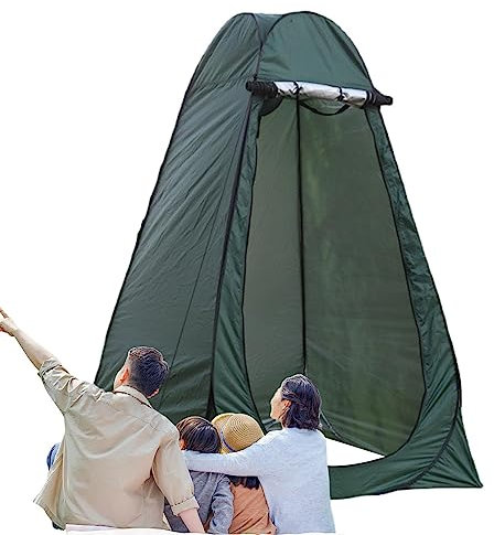 fanelod Tragbare Camp-Toiletten-Umkleidekabine, Zelte für Camping-Duschen, Sichtschutz, Toiletten-Umkleidezelte mit Tragetasche, Zelt für Camping-Umkleide-Angelunterstände