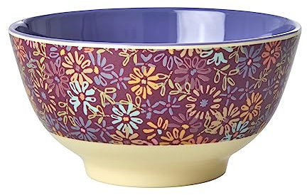 Rice Große Frühstückstasse mit Blumenmuster im Vintage-Stil