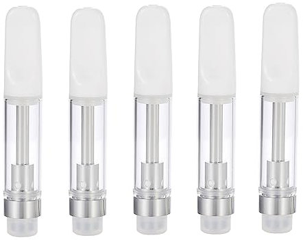 VOVCIG CBD Atomize 5 Pack,1.0ml,510 Thread Vape Cartridge Disposable for CBD and Thick Oil Vape Pen,No Nicotine.
