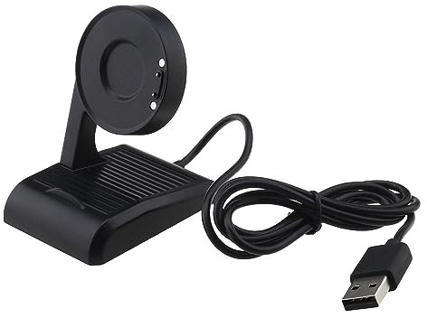 YINETTECH USB Charging Cable Compatible with Ticwatch Pro5 ProX Pro3 Pro 3 LTE Replacement Charger Dock Adapter Smartwatch Accessories 1M Length Black