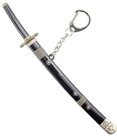 BJPERFMS Portachiavi One Piece, 15CM Katana Portachiavi, Portachiavi Anime, Keychain Katana One Piece, One Piece Gadget, Porta Chiavi Accessori Regalo per Anime Fans