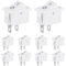 VEXUNGA Interruptor Basculante ON/OFF Interruptores 2Pines 2Posiciones Interuptor Coche Pequeño Electronica 6A 250V 10A 125V Blanco sin Luz para Auto Barcos (Paquete de 10)