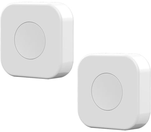 Ggnaxivs 2 Pulsanti Tuya ZigBee Interruttore Scena Smart Home Collegamento Multi-Scena Wireless Intelligente con Gateway Zigbee