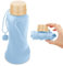 NAVTUE Collapsible Water Bottle, 650ml Foldable and Reusable Water Bottle for Travel, Gym, Hiking, Office, Camping (Blue)