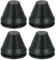 QUARKZMAN 4 Stück Kabeldurchführung Turmförmige 40mm 1,57 Zoll Bohrloch, Gummistopfen Gummitüllen Gummidichtungen Set für Maschinen, Elektrogeräte, Kabel, Draht, Stecker