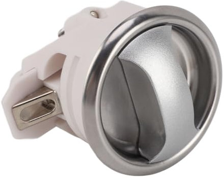 Uadme Pomo de puerta sin llave para baño, caravana, remolque, puerta de viaje, cerradura de entrada, cerradura de giro sin llave, aleación de zinc, para camión, yate, baño, rotación de 180°, color