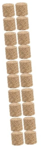 VICASKY 20 STK Mini-Heuhaufen-Modell gartenzubehör gartenhaus zubehör Miniaturstapel Gartenverzierung runden Spielzeug bastelset sandtisch selber Machen Szene Heuhaufen Ornament Holz
