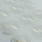 Adesivi personalizzati in lamina d'oro per matrimoni, etichette trasparenti da 3 a 6 cm, adesivi personalizzati in lamina d'oro con iniziali per nome, etichette regalo, adesivi per inviti di nozze,