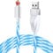 Vofolen for iPhone Charger Cable [USB A Cable ] 1.5M,66W/6A Fast Charging Braided Durable Charger Lead Compatible with iPhone 14/13/12/11/XR, iPad - Blue