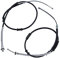 ATEC 2x Handbremsseil Trommelbremse Hinterachse Kompatibel mit FIAT GRANDE PUNTO (199_), PUNTO (199_), PUNTO EVO (199_)