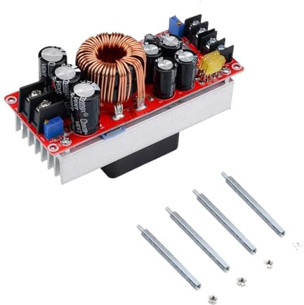 HPHPH 1800W 40A 1500W 30A 1200W 20A DC-DC Boost Converter Step Up Netzteil Modul 10-60V zu 12-90V Einstellbare Spannung Laderät,für 3D-Drucker, Radio, Computerprojekt(1500w)