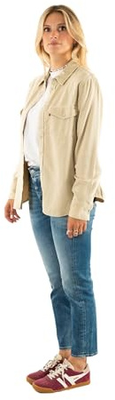 Levi's Iconic Western Spacey Brown Rice Top, Spacey Brown Rice to, L