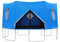 Generisch Trampolinzelt, Wasserdichter Trampolin Sonnenschutz mit Fenster Oberlicht Trampolin üBerdachung, für 6 6ft 8ft 10ft 12ft 14ft Trampolin(6FT-6 Pole)