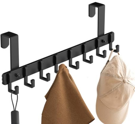 Rrlihjgu Ganchos Para Puerta | Colgador Toallas - Perchero Con Buena Resistencia Para Sala Dormitorio Armario