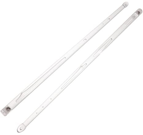Milisten 1 Paire Baguettes de Batterie LED Colorées Polymère Outils de Percussion avec Effets Lumineux pour Jouer Obscurité