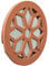 La Ventilazione CERGRSCTX Griglia di Ventilazione in Ceramica Gres, Cotto, diametro 200 mm