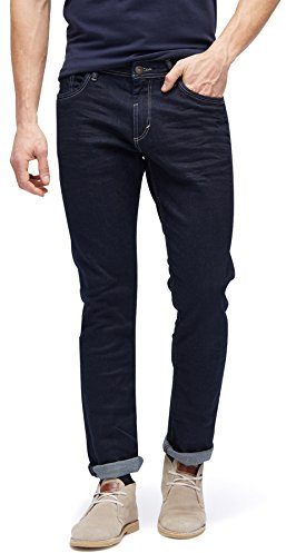 TOM TAILOR Herren 5 Pocket Slim Jeans, Blau (Rinsed Blue Denim 1100), 34W / 32L