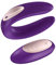 Satisfyer Double Plus Remote Paar-Vibrator | mit 10 Vibrationsmodi und Funk-Fernbedienung | wiederaufladbarer Paar Vibrator | Sexspielzeug für Paare | Wasserdicht (IPX7)