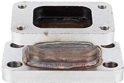 KIMISS Turbolader Krümmerflansch, T2 zu T3 Turbolader Krümmer Flansch Adapter Swap Conversion für T25/T28