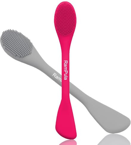 RamPula Silicone Facial Cleansing Brush Pores Cleaner,Remove Blackhead,Remove Acne,Face Massager,Applicator,Spatula,Mud Mask,DIY,Cream,Face Washing Clean,Body Lotion
