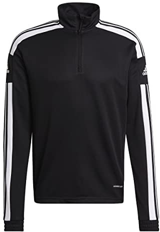 adidas Herren Squadra 21 Training Top, Black/White, L Tall