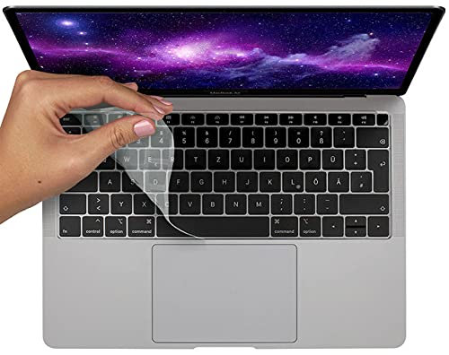 MyGadget Copritastiera compatibile con Apple MacBook Air 13 Pollici (2018-2020) - Protezione Tastiera Silicone - Skin Trasparente