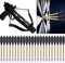 YAMAXUN Mini-Armbrustbolzen 6,3 Zoll Armbrustpfeile Aluminium-Armbrustbolzen Pfeile Für 50-80 Lbs Pistolenarmbrust Präzisionsziel Schießen Kleines Jagdbogenschießen - Keine Armbrust Enthalten