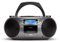 Aiwa BBTC-660DAB/MG: Radio Cassette Portable avec CD, Bluetooth et USB, enregistreur de Cassettes, RDS, FM PLL, Dab+, télécommande, Couleur Metal Grey.